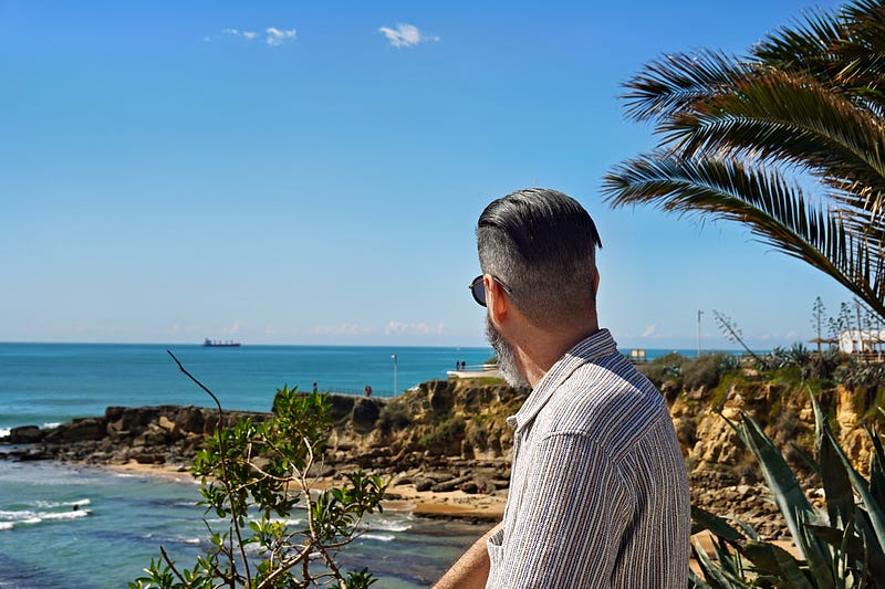 Vast ocean reflecting the journey of self-discovery