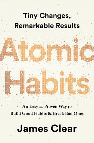 Enlightening cover of 'Atomic Habits'