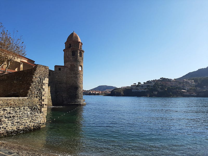 Collioure, France, a stunning coastal town.