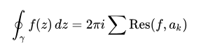 Residue theorem illustration