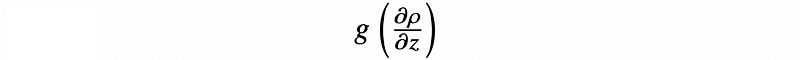 Expression for buoyancy