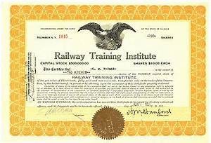 Locomotive Driver Certification Diploma