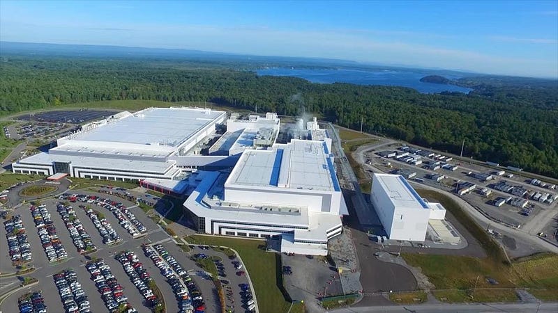 GlobalFoundries Fab 8 in Malta, New York.