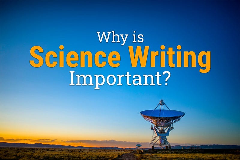 Science writing connecting public and scientists